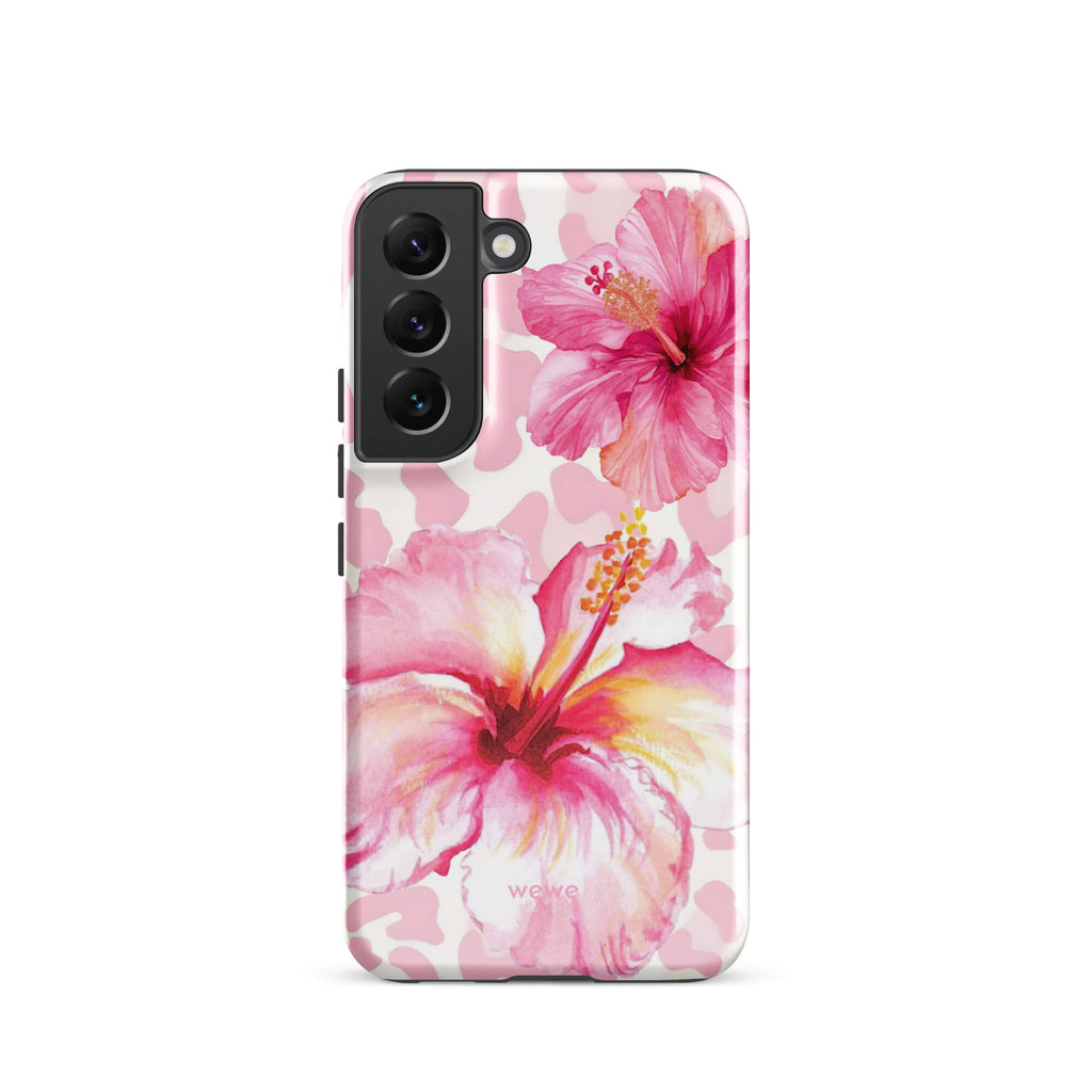 Pink Hibiscus Wild iPhone 17 Pro Case