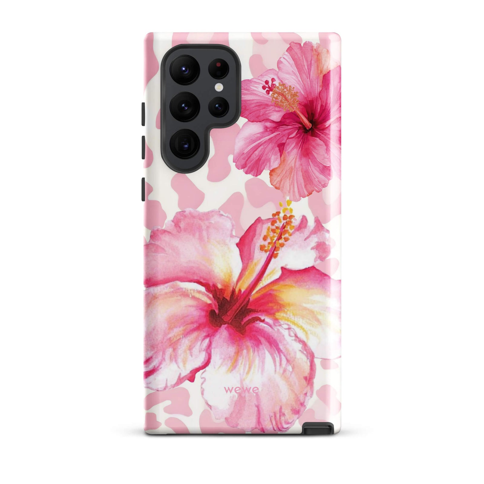 Pink Hibiscus Wild iPhone 17 Pro Case