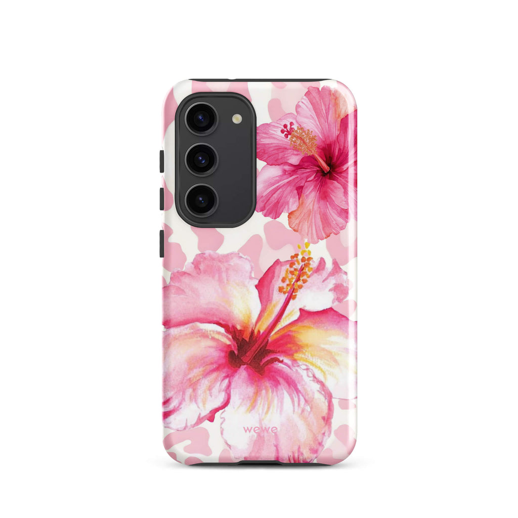 Pink Hibiscus Wild iPhone 17 Pro Case