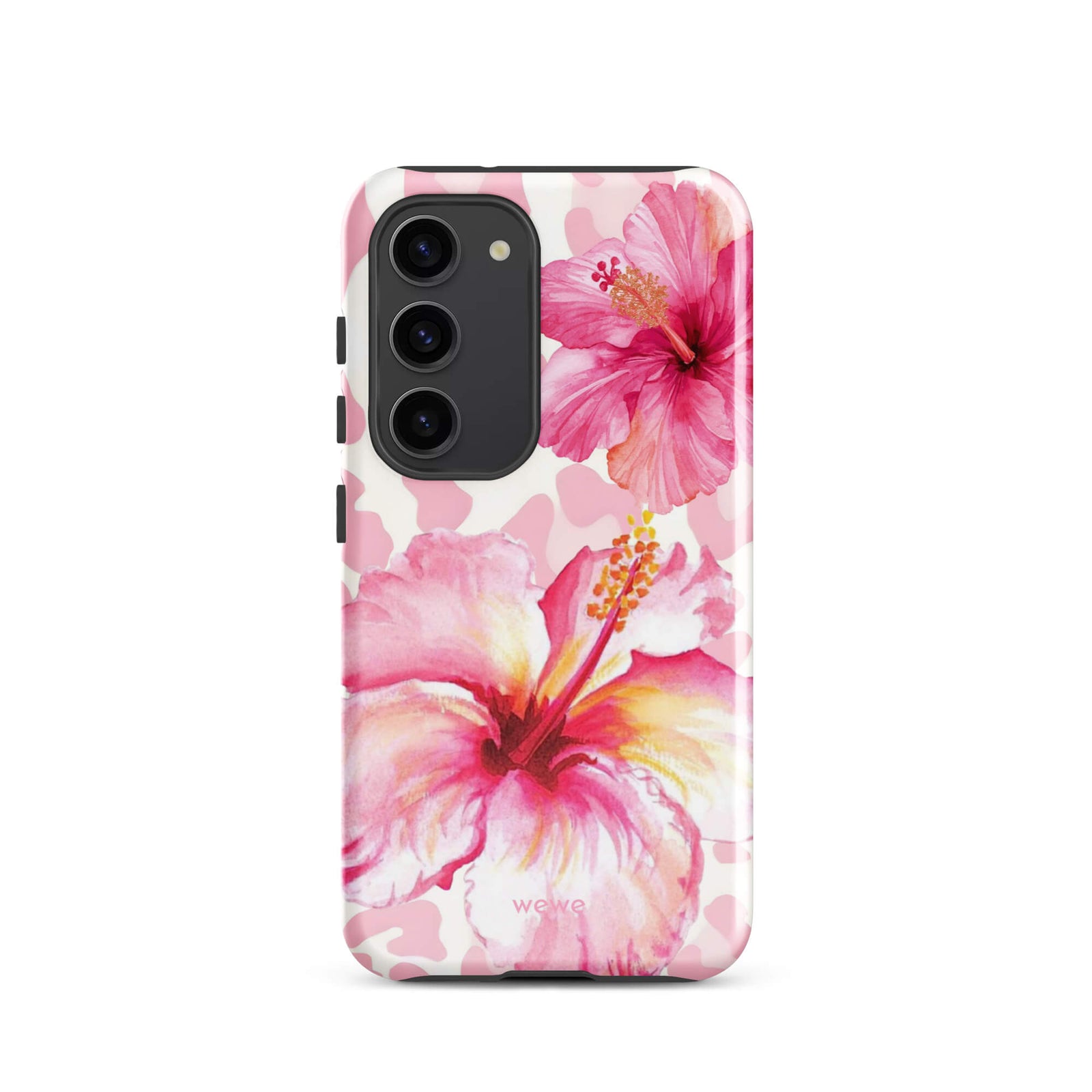 Pink Hibiscus Wild iPhone 17 Pro Case