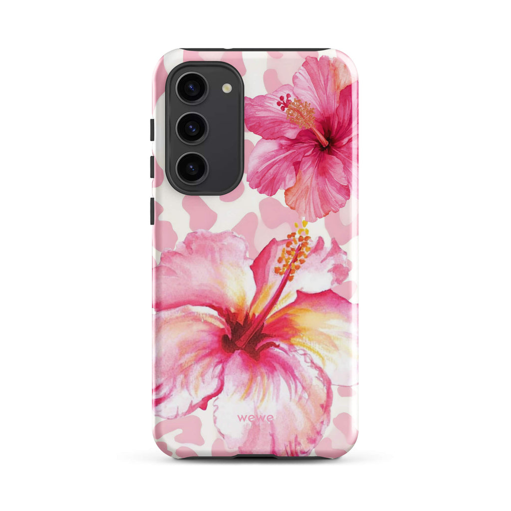 Pink Hibiscus Wild iPhone 17 Pro Case