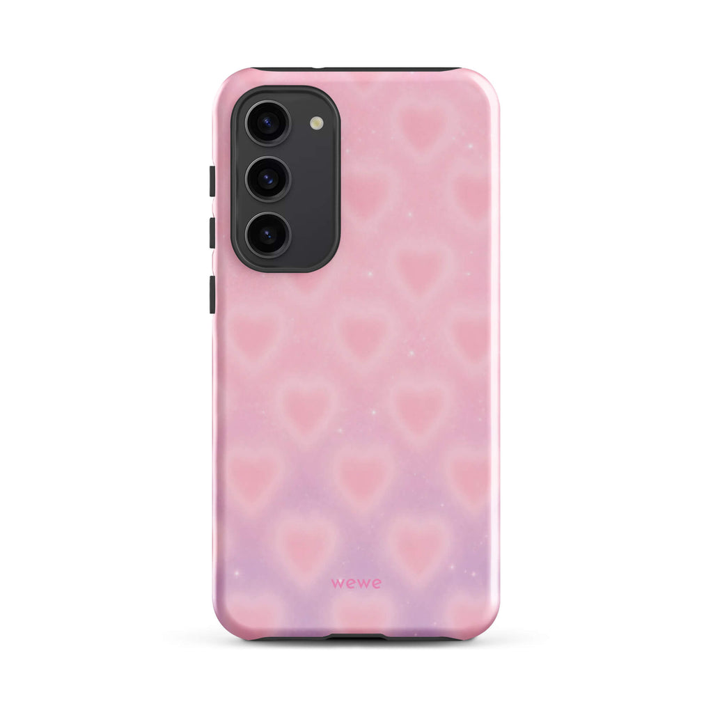 Pink Aura Heart iPhone 16 Pro Case