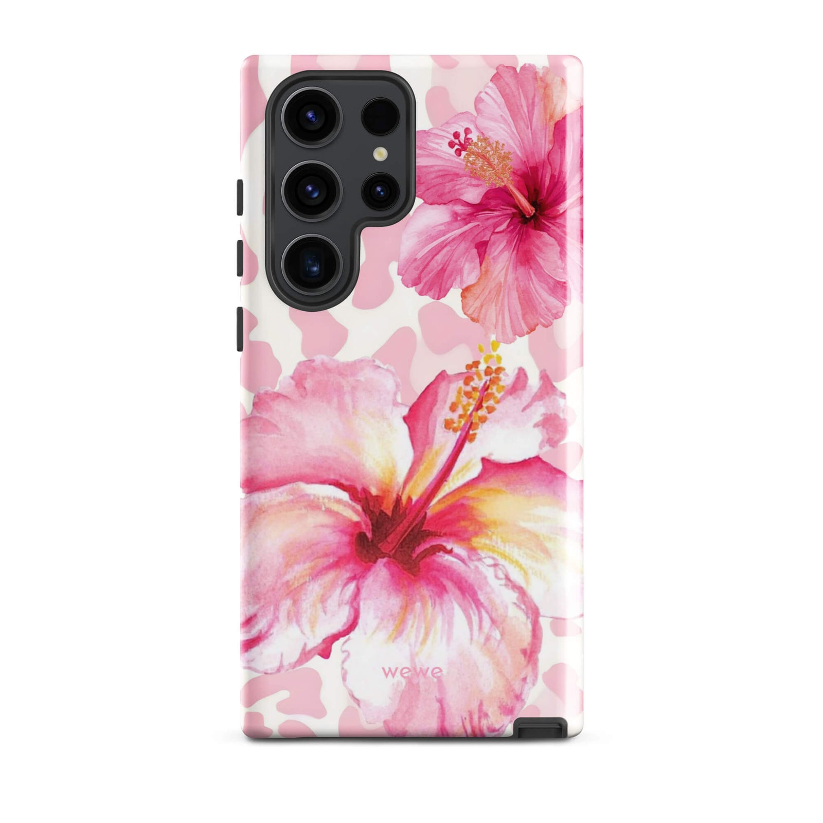 Pink Hibiscus Wild iPhone 17 Pro Case