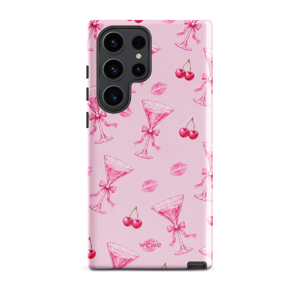 Cherry Kiss Martini iPhone 16 Pro Case