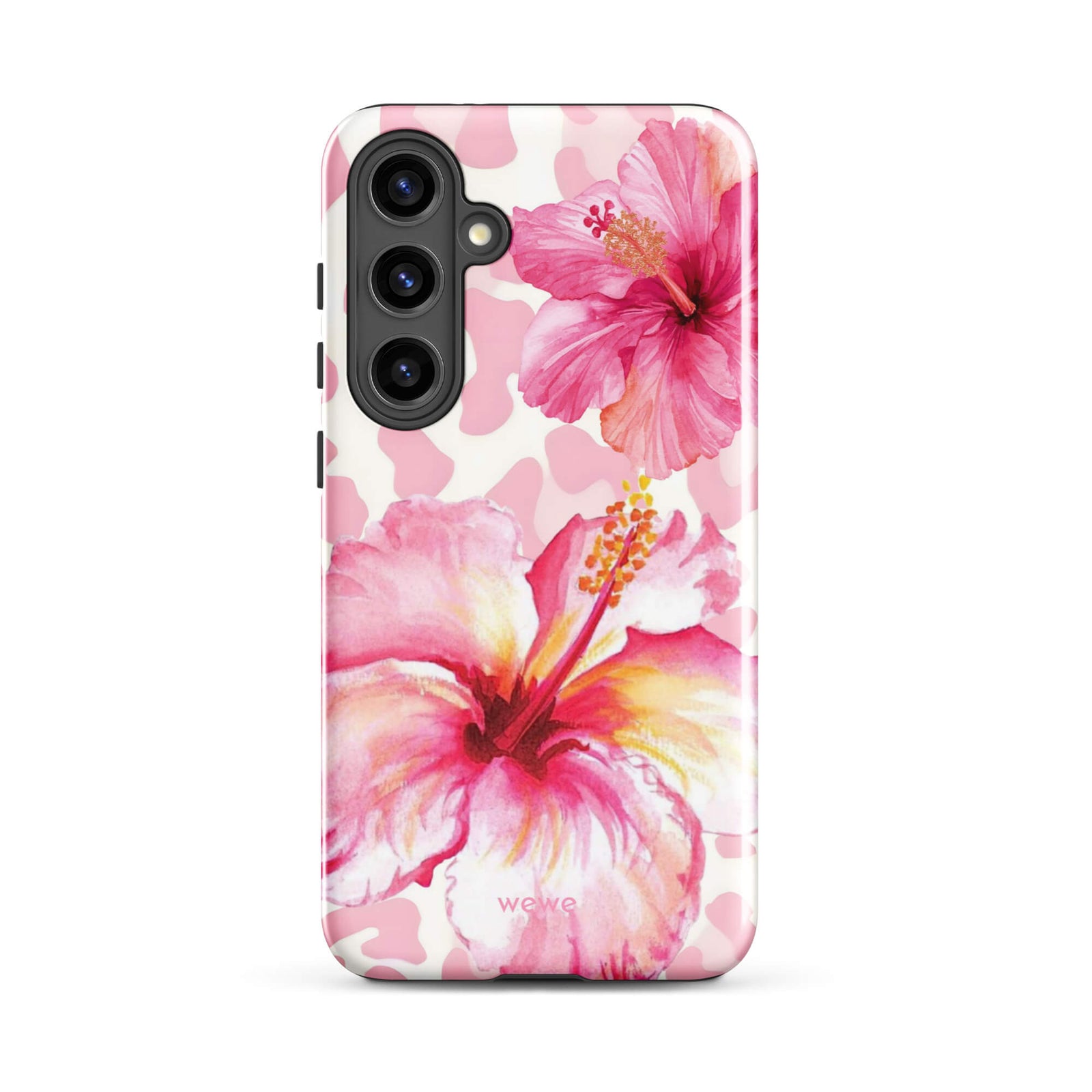 Pink Hibiscus Wild iPhone 17 Pro Case