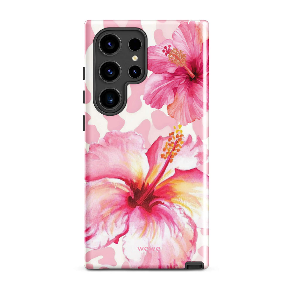 Pink Hibiscus Wild iPhone 17 Pro Case