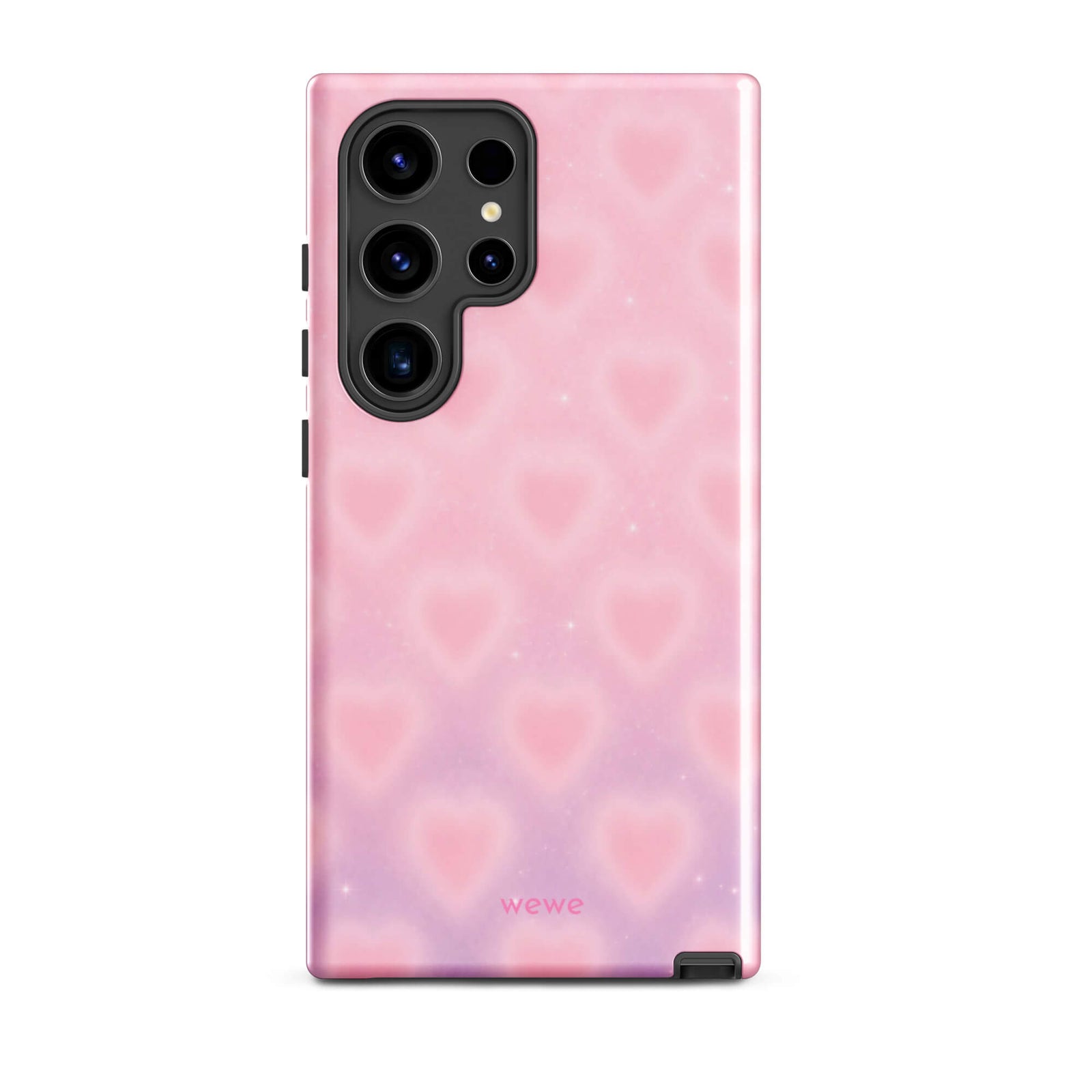 Pink Aura Heart iPhone 16 Pro Case