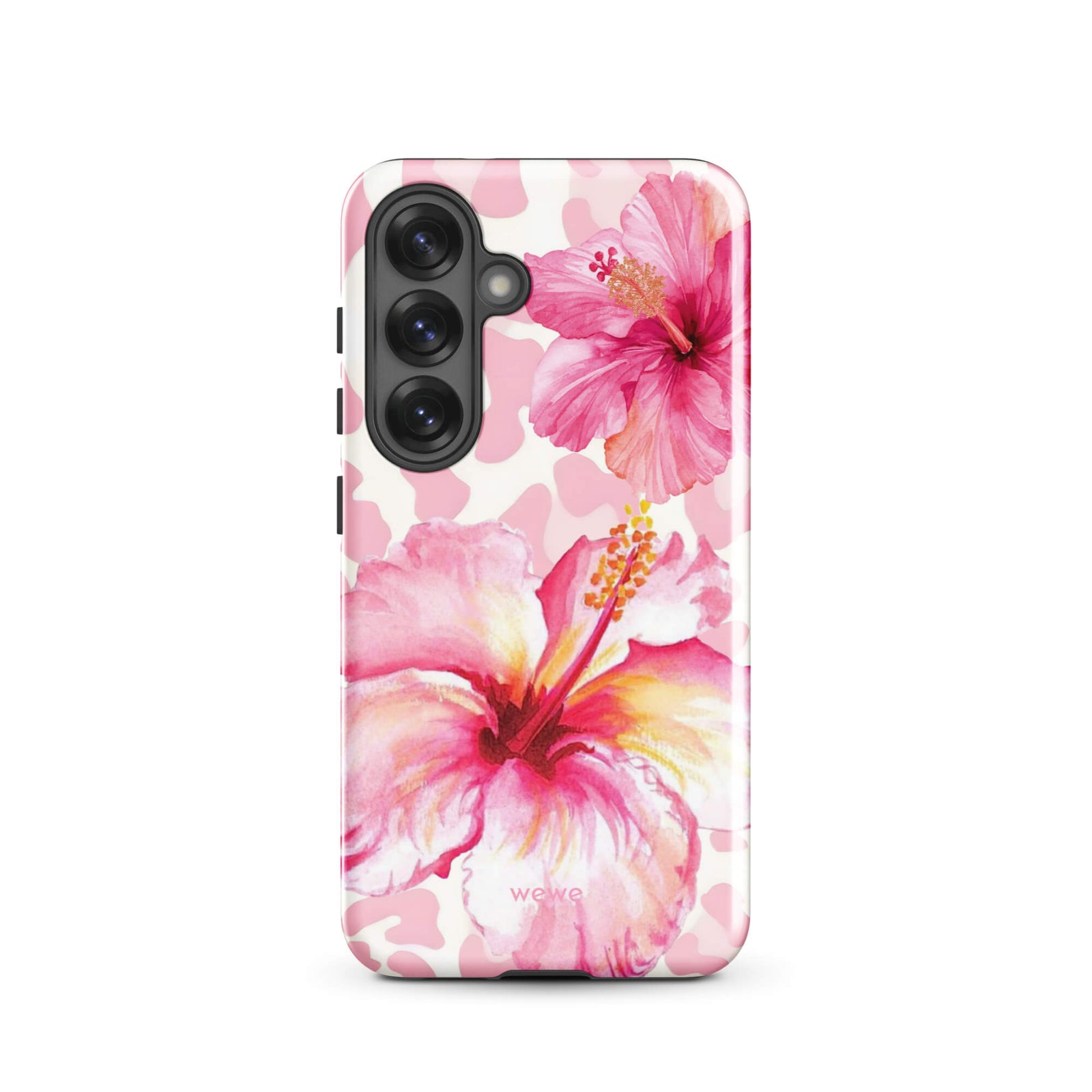 Pink Hibiscus Wild iPhone 17 Pro Case