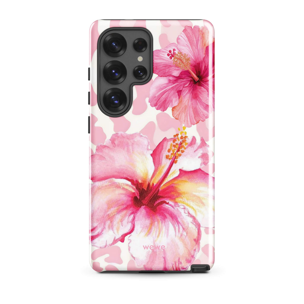 Pink Hibiscus Wild iPhone 17 Pro Case
