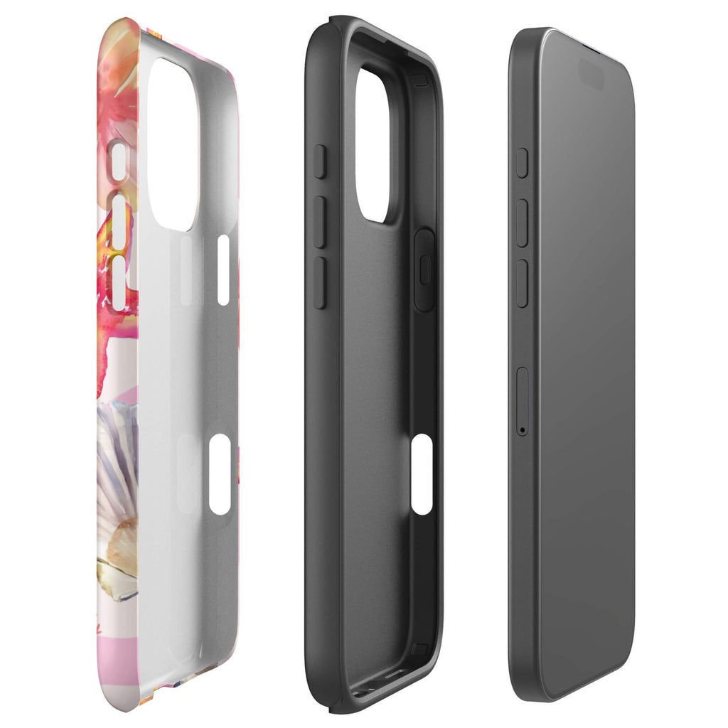 Custom sunshine floral iphone case 16 pro max slim protective.