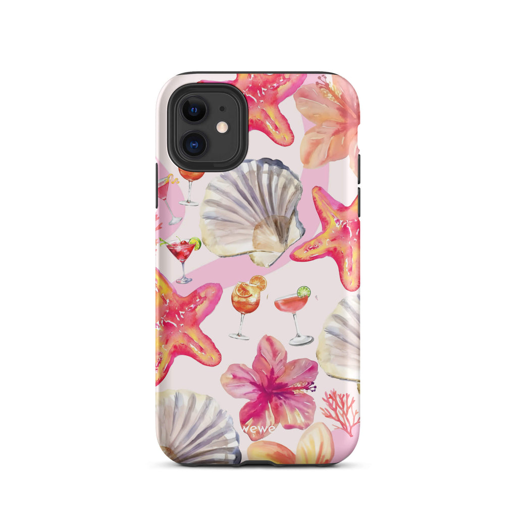 Custom sunshine floral iphone case 11 natural design.
