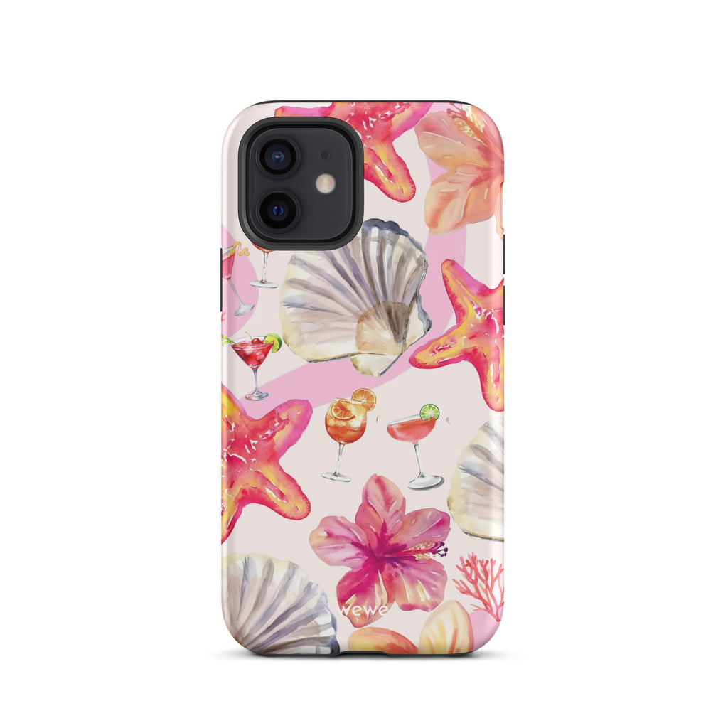 Custom sunshine floral iphone case 12 natural design.
