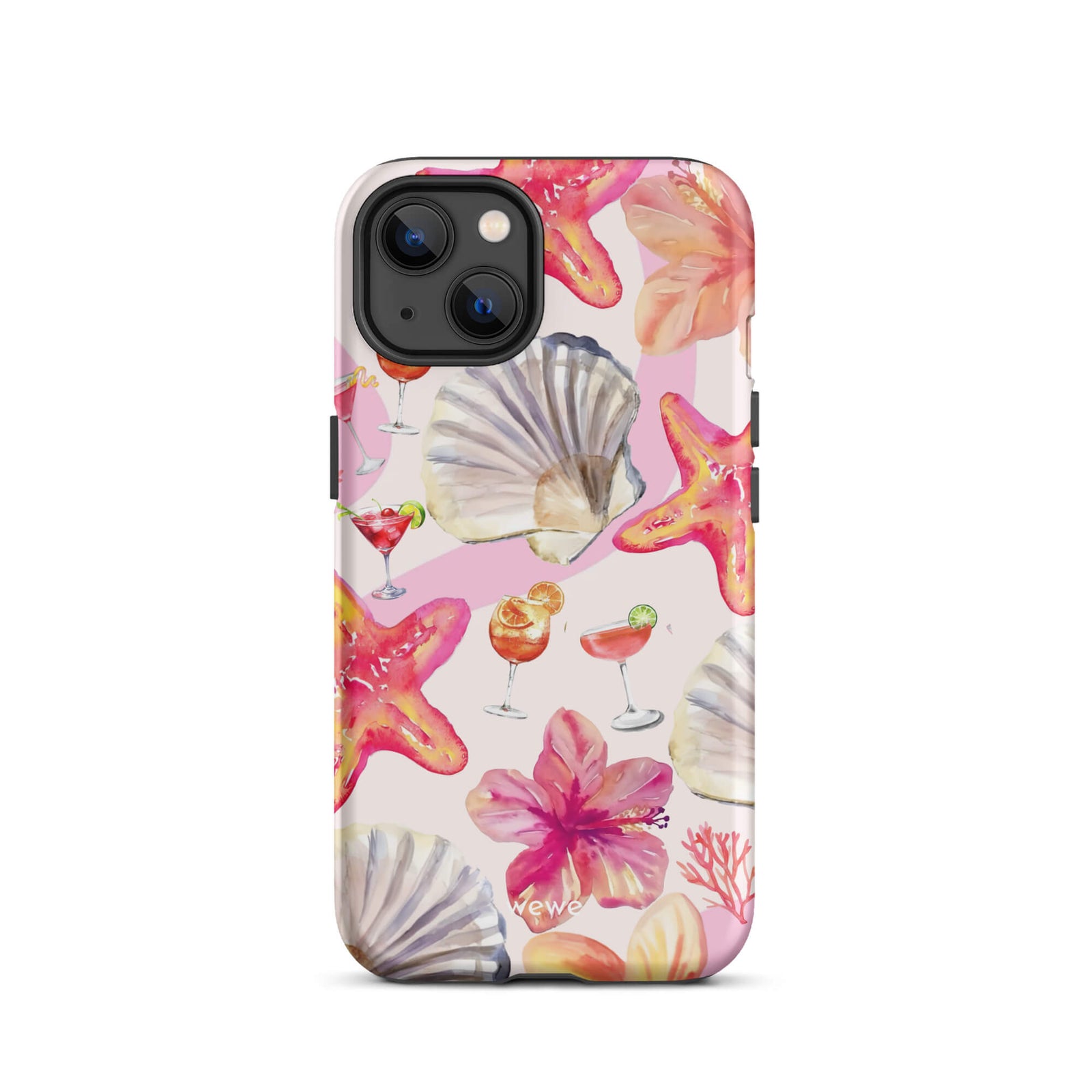 Custom sunshine floral iphone case 13 natural design.
