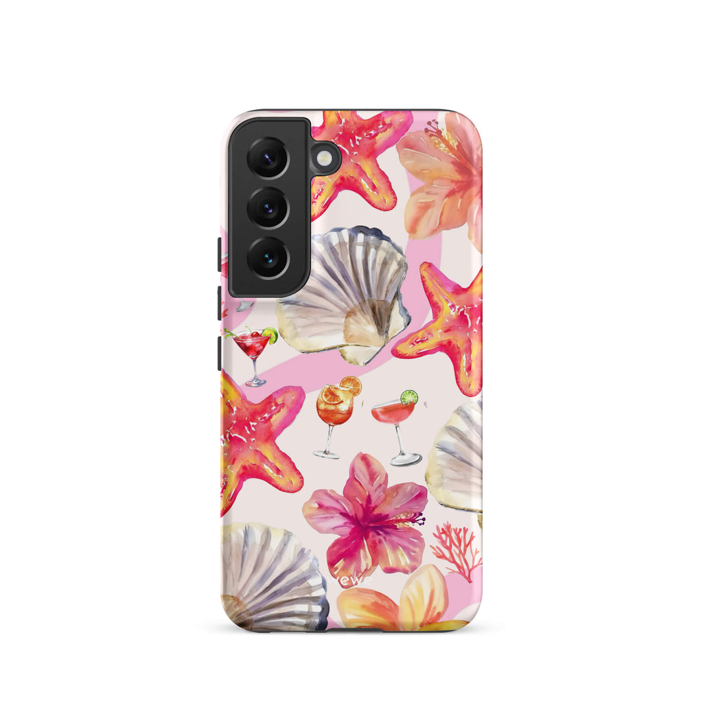 Custom sunshine floral samsung galaxy s22 natural design.