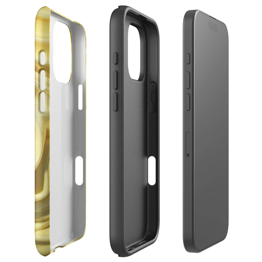 Custom whipped cream iphone case 16 pro max dual-layer shockproof protection.