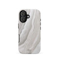 Custom stone white iphone case 17 artistic style.