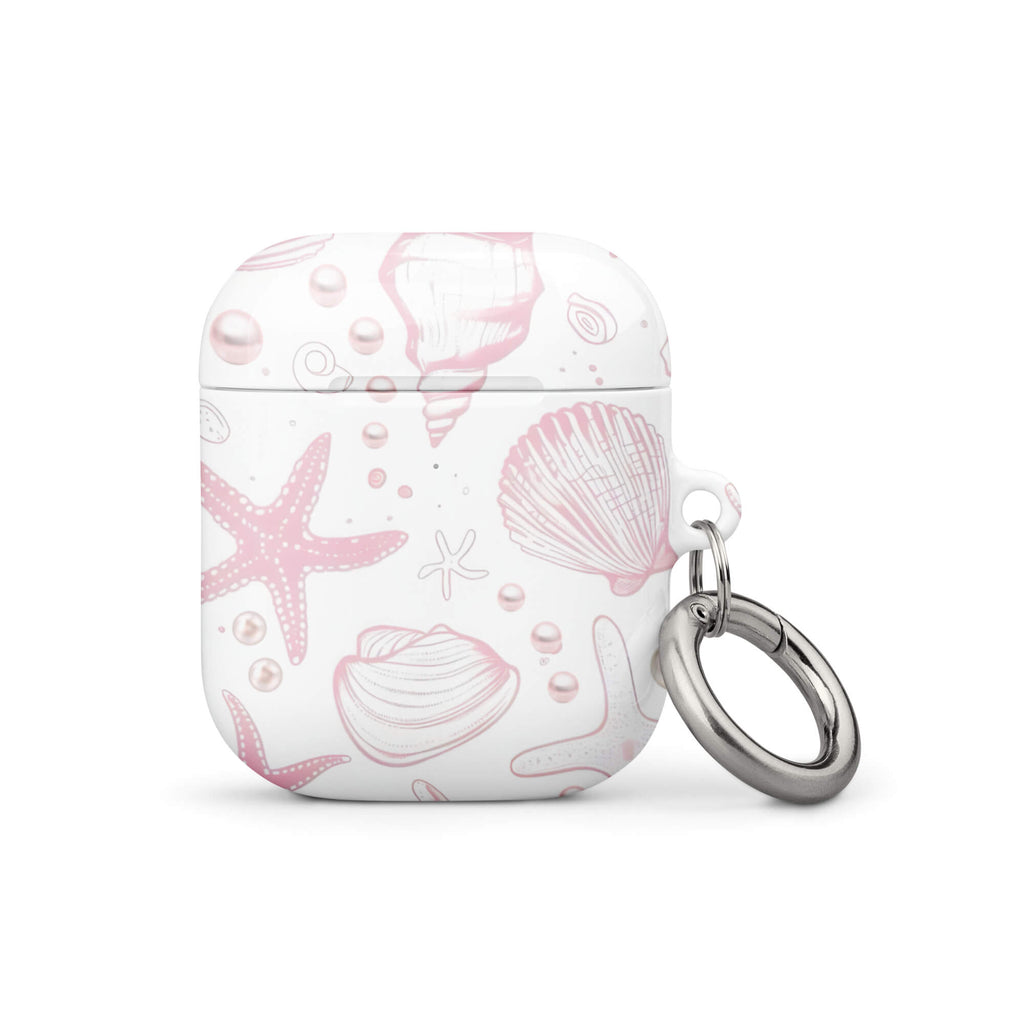 Custom beach bloom AirPods case gen1 playful beach style.