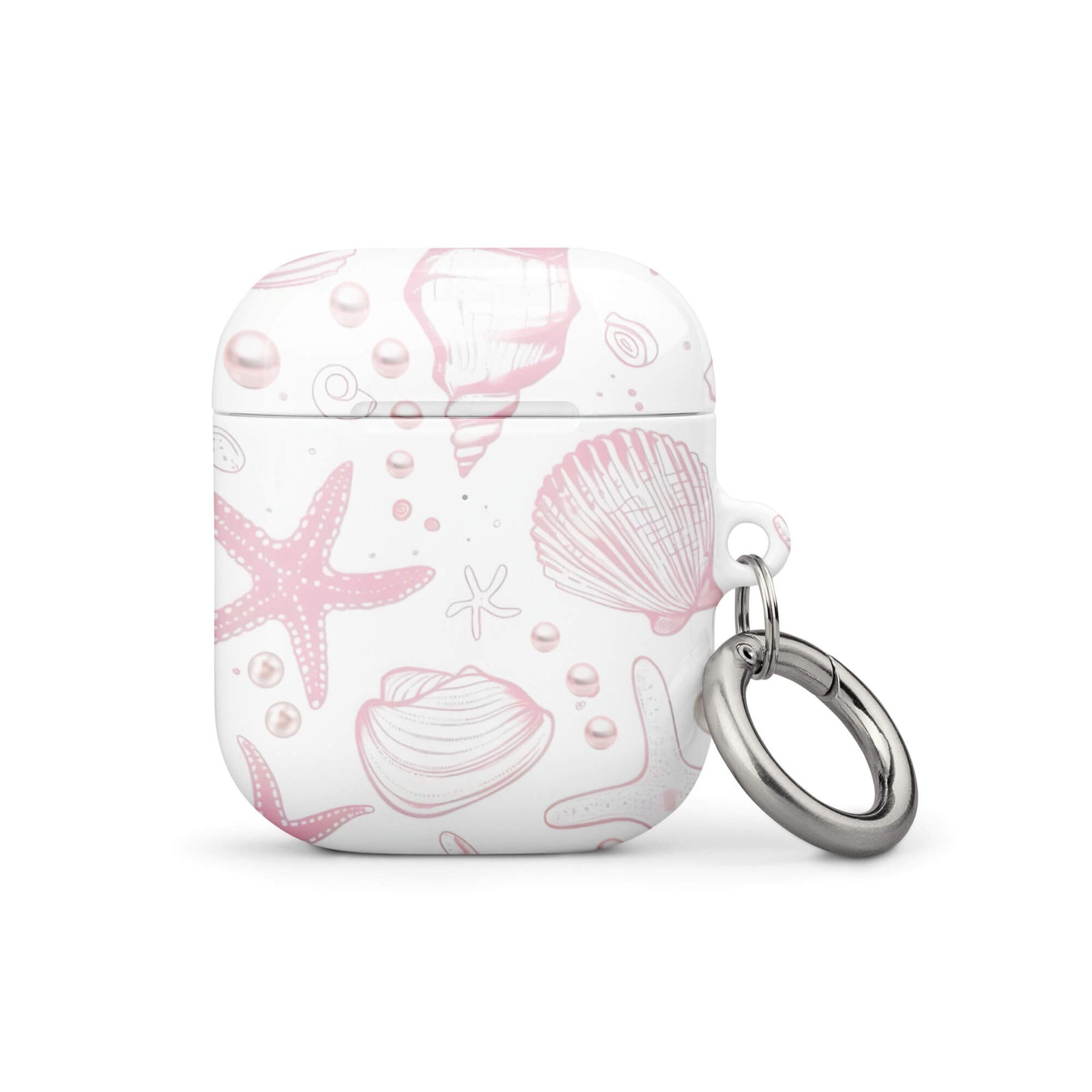 Custom beach bloom AirPods case gen1 playful beach style.