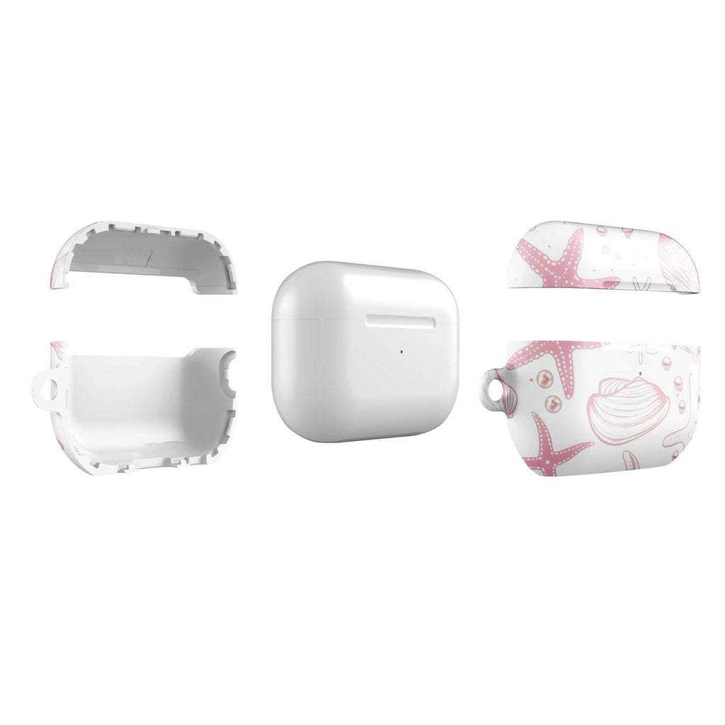 Custom beach bloom AirPods case pro gen2 slim protective.