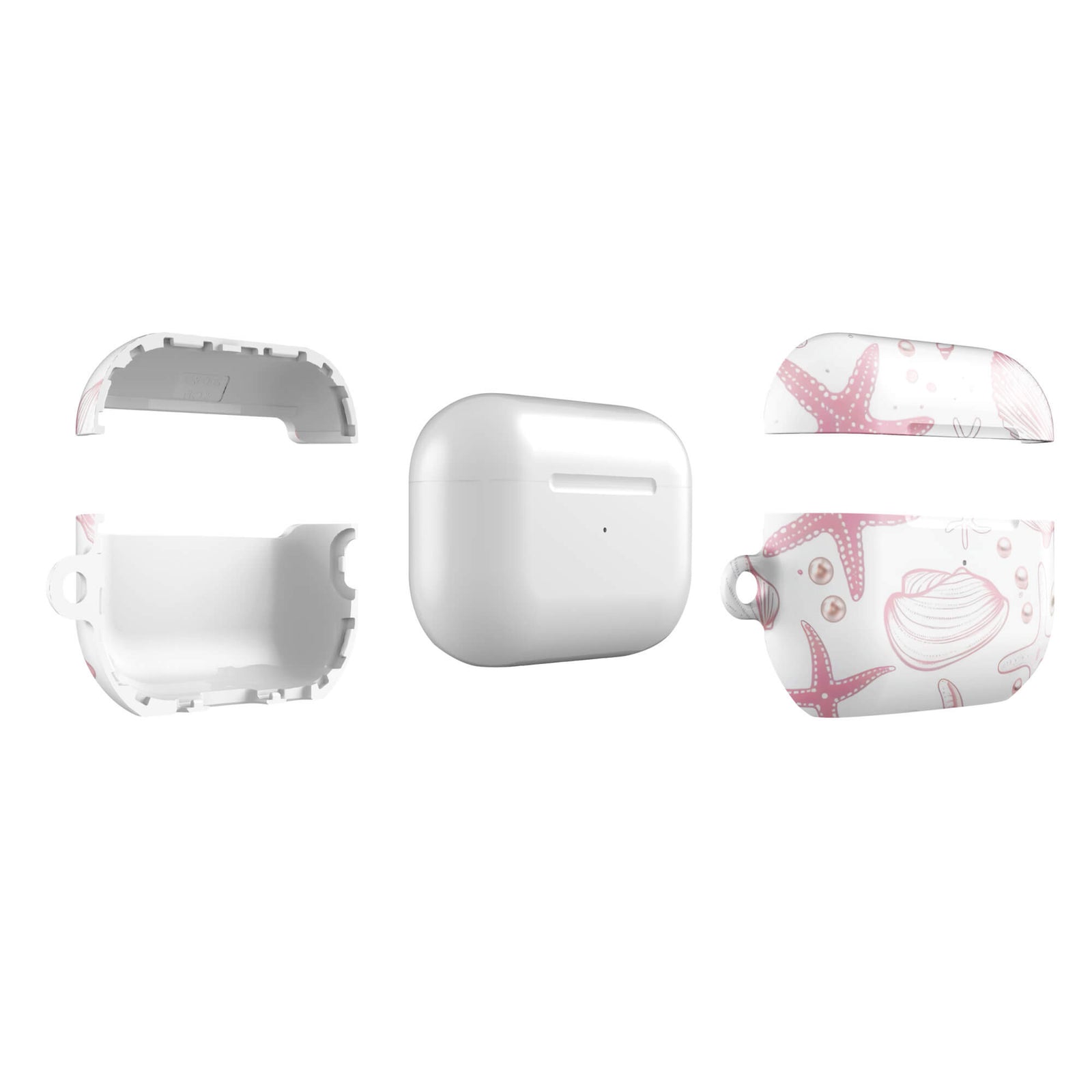 Custom beach bloom AirPods case pro gen2 slim protective.
