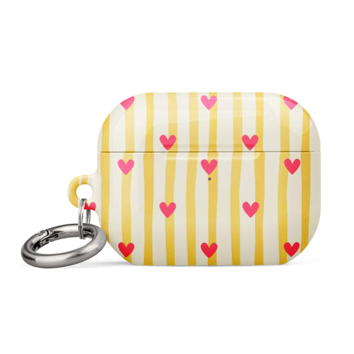 Custom blooming heart AirPods case pro gen2 romantic garden aesthetic.