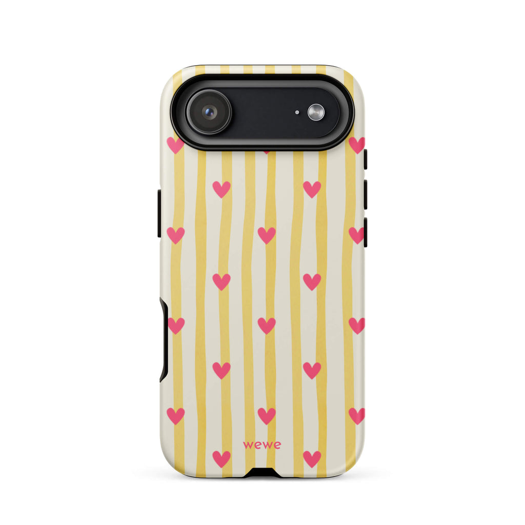 Custom blooming heart iPhone case 17 air romantic garden aesthetic.