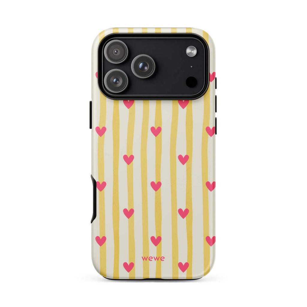 Custom blooming heart iPhone case 17 pro max romantic garden aesthetic.