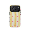 Custom blooming heart iPhone case 17 pro romantic garden aesthetic.